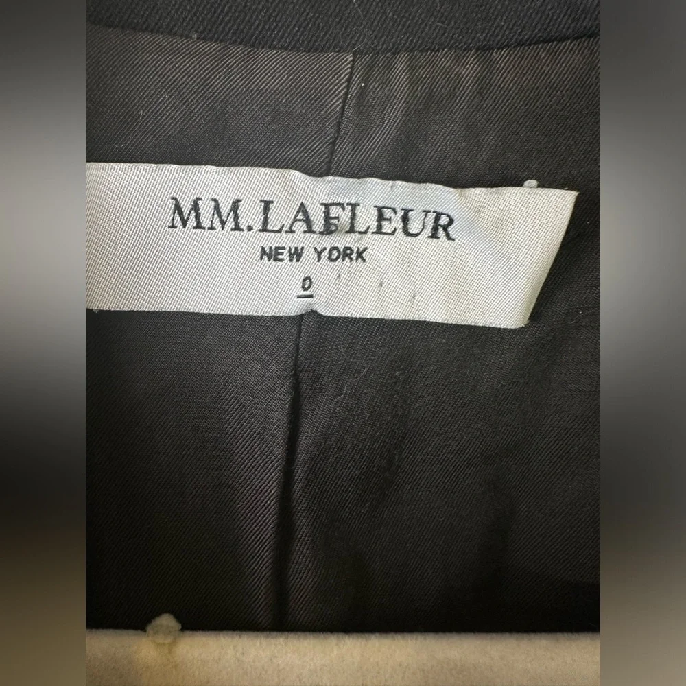 MM LaFleur Carson 2.0 Black Blazer Size 0 Career Work Office Minimalist - Picture 7 of 14